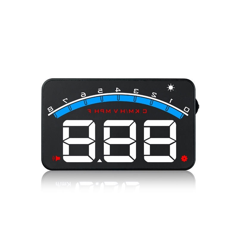 Car Mounted HUD Head Up Display Fuel Consumption Voltage Projector