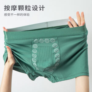 Men's underwear autumn and winter men's massage pants negative ion comfortable breathable vitality waist boxer boxer boxer pants wholesale generation