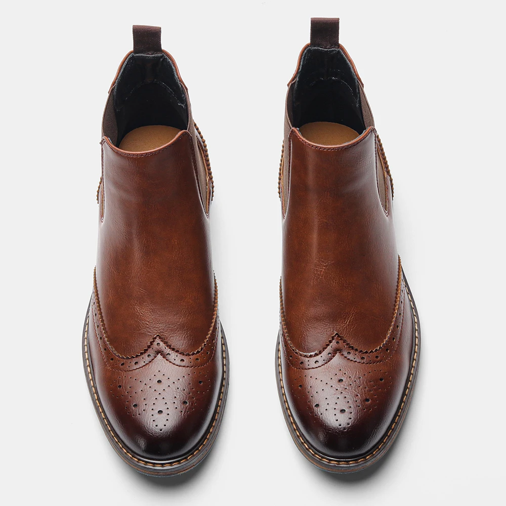 Chelsea Boots Men Brand 2026 Casual Comfortable Retro Fashion Chelsea Boots - Image 6