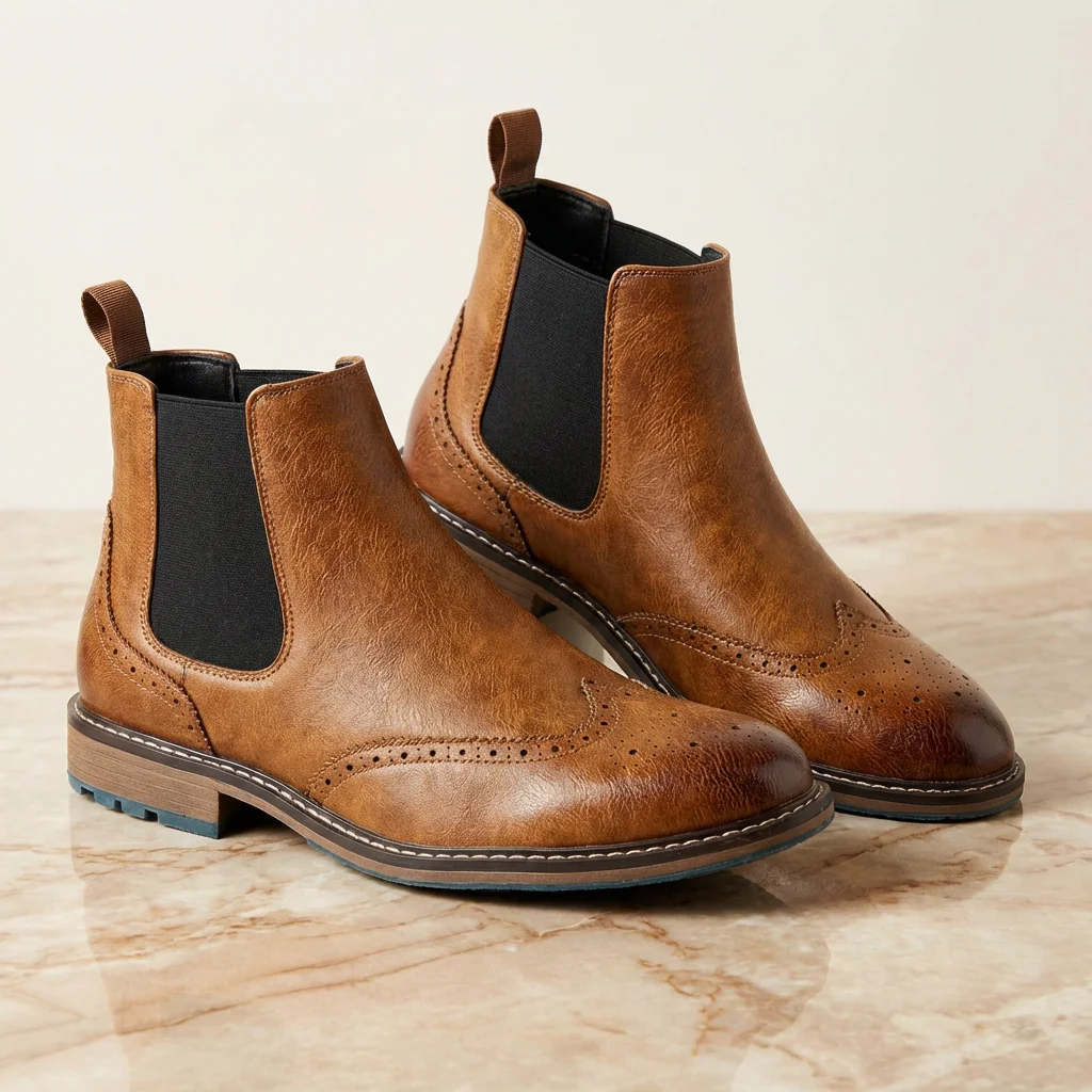 Chelsea Boots Men Brand 2026 Casual Comfortable Retro Fashion Chelsea Boots - Image 8