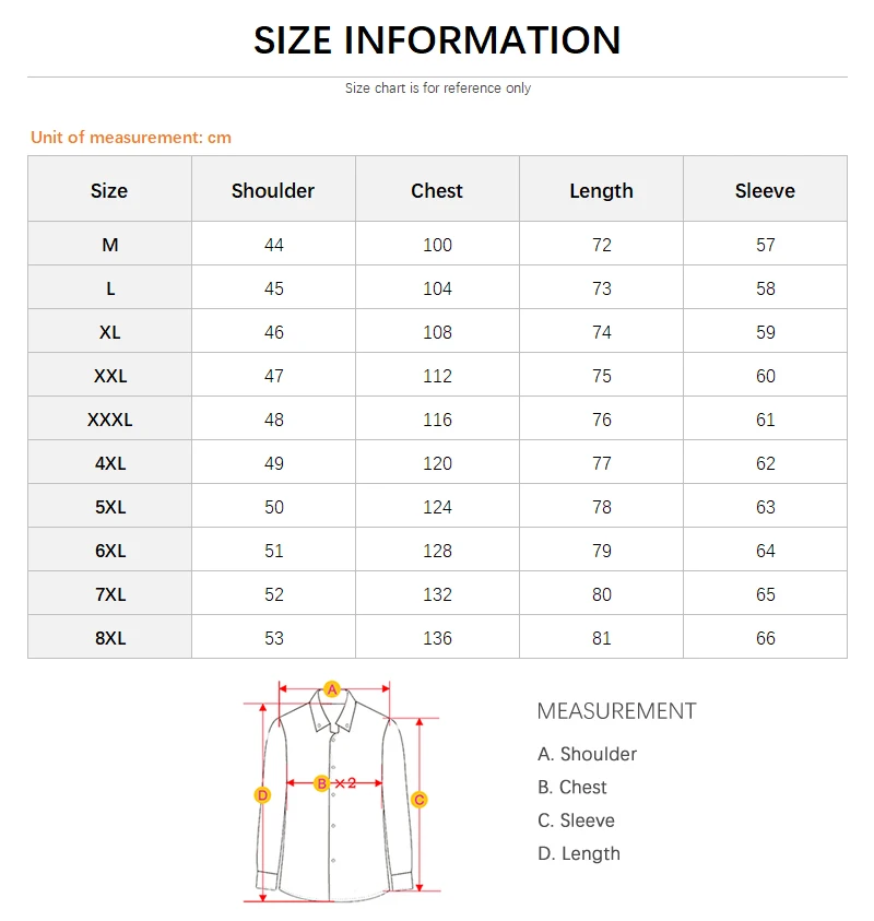 New Plus Size 8XL Men Solid Color Business Shirt Long Sleeve Shirt Fashion Classic Basic Casual Slim White Spring Autumn - Image 6