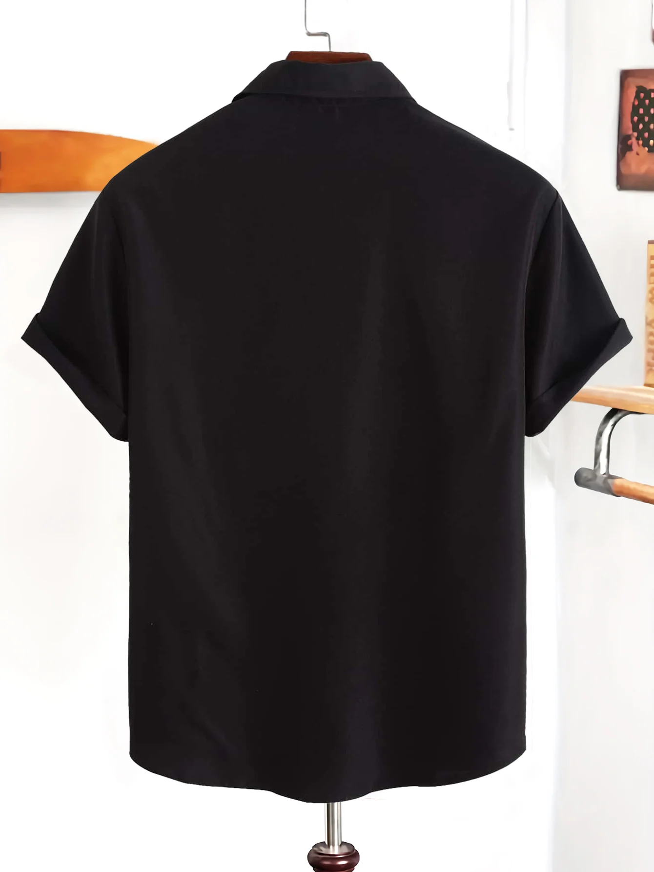 Europe and the United States Men's Summer Casual Loose Cardigan Men's Short-Sleeved Shirt Trend Men T-Shirt Casual Shirt - Image 4