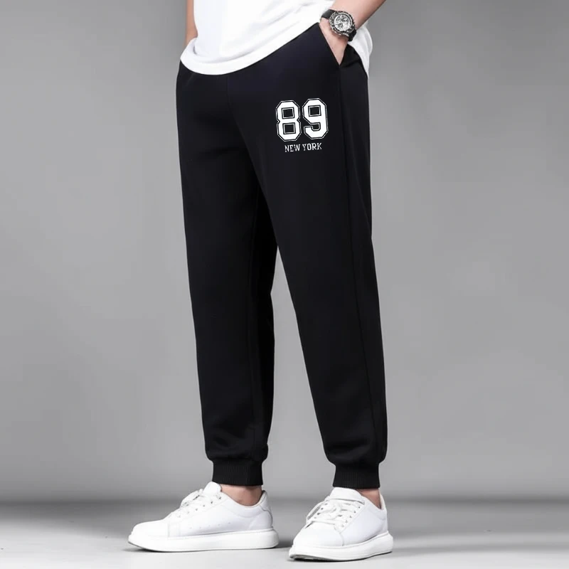 Plus Size Men Black Long Pants Autumn Winter Printed Cotton Pants 4XL 5XL 6XL 7XL 100-200kg Loose Trousers Big Size Men Clothing - Image 7
