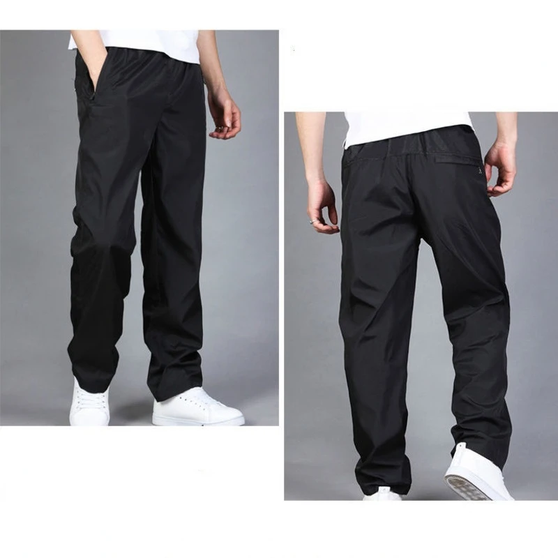 Men's Pants Sweatpant Quick Dry Breathable Pants Spring Sports Trouser Elastic Waist Straight Wide Joggers Running Tracksuit Men - Image 5