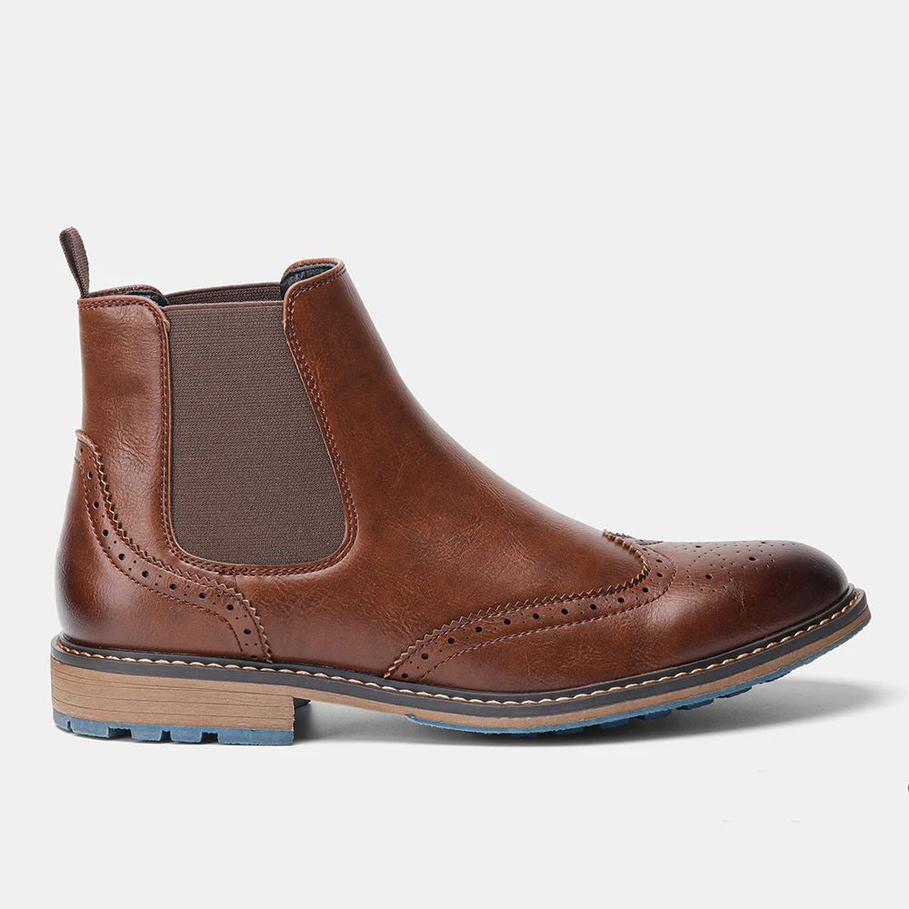 Chelsea Boots Men Brand 2026 Casual Comfortable Retro Fashion Chelsea Boots - Image 9