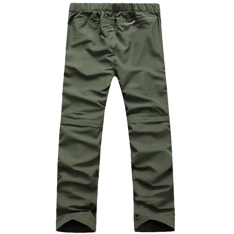 Quick Dry Pants Summer Breathable Sports Tactical Trousers Male Mountaining Sports Trekking Camping Fishing Remove Shorts Pants - Image 3