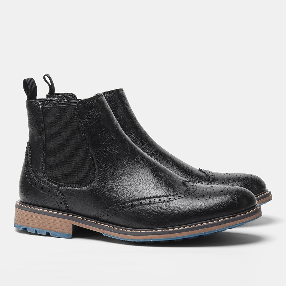 Size 8~13 Men Boots Fashion Brand Comfortable Ankle Boots For Men - Image 7