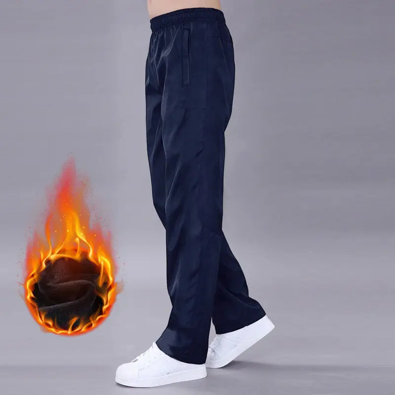 Men's Pants Sweatpant Quick Dry Breathable Pants Spring Sports Trouser Elastic Waist Straight Wide Joggers Running Tracksuit Men - Image 9