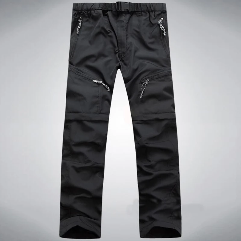 Quick Dry Pants Summer Breathable Sports Tactical Trousers Male Mountaining Sports Trekking Camping Fishing Remove Shorts Pants - Image 7