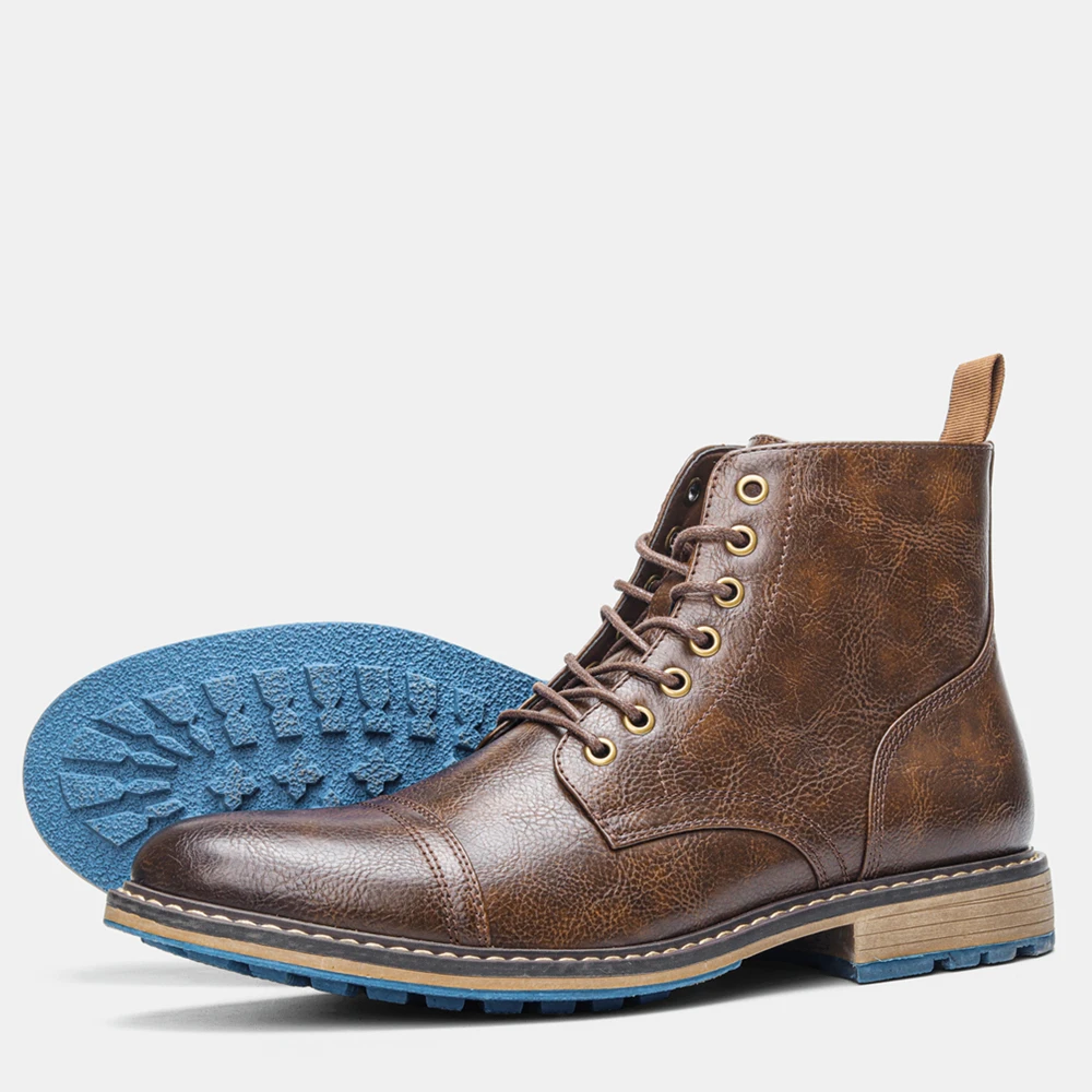Size 8~13 Men Boots Fashion Brand Comfortable Ankle Boots For Men - Image 9
