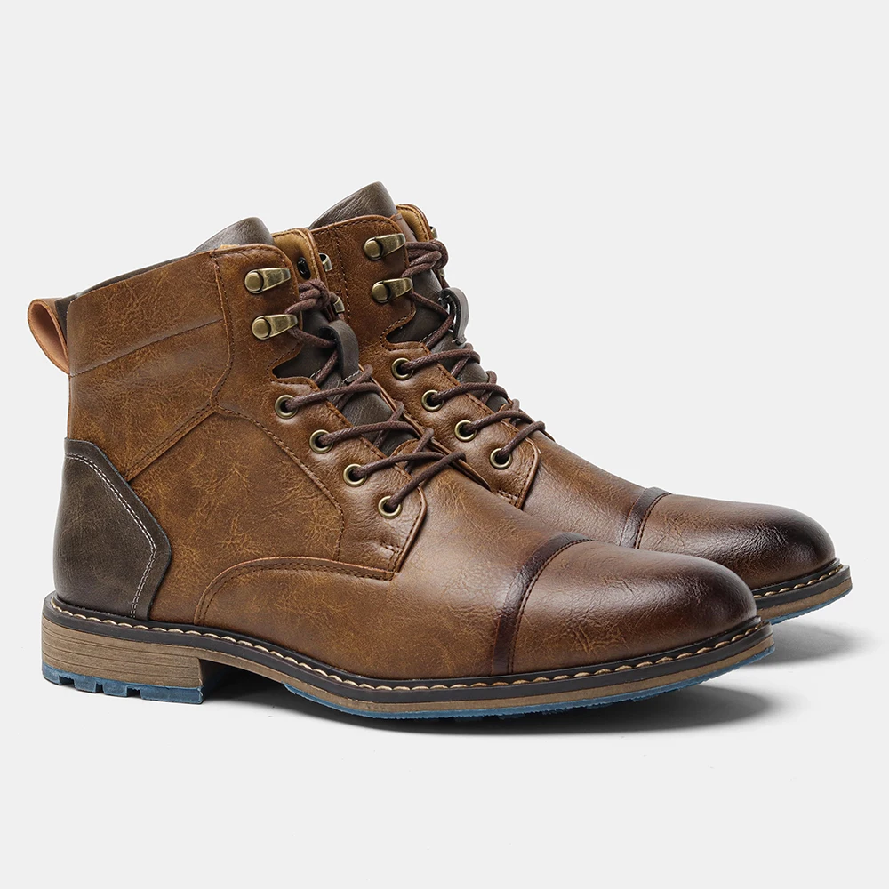 Size 8~13 Men Boots Fashion Brand Comfortable Ankle Boots For Men - Image 8