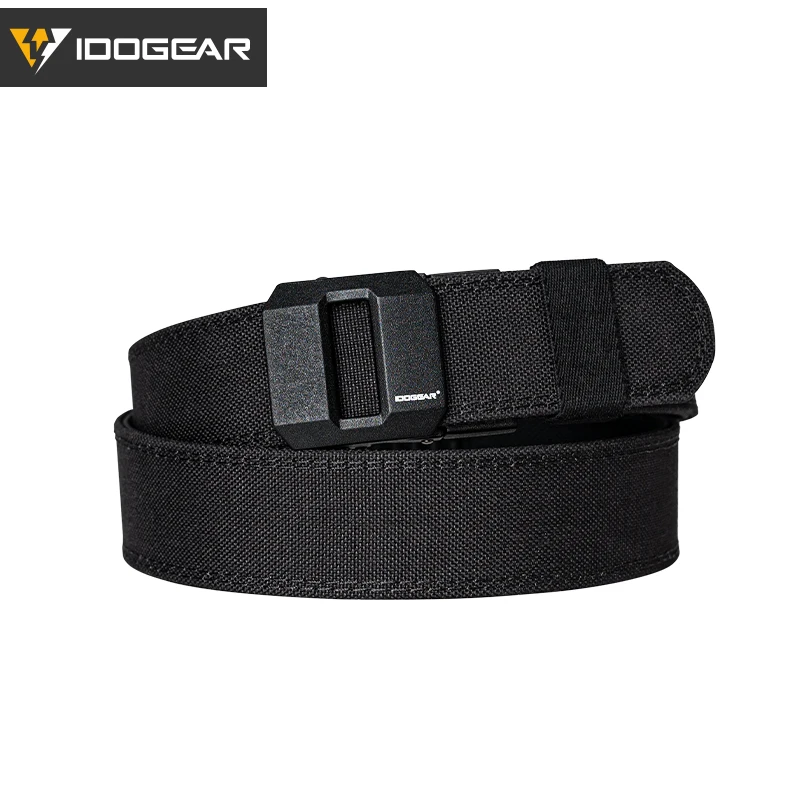 IDOGEAR SPORTS Tactical Ratchet Belt 1.5” EDC Gun Belt Reinforce Heavy Duty Belt With Adjustable Buckle 3430