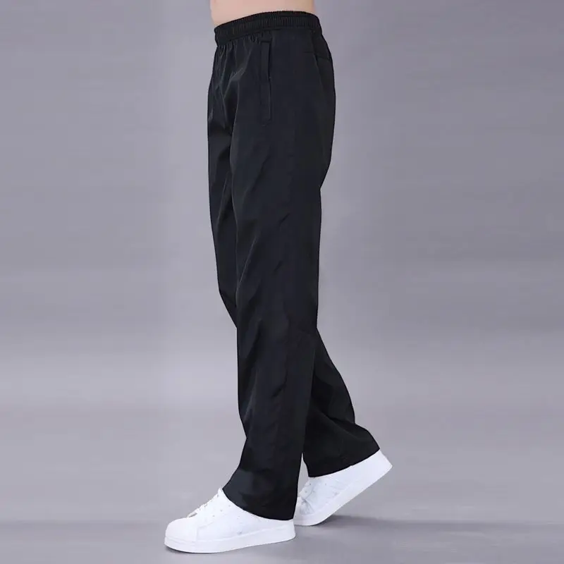 Men's Pants Sweatpant Quick Dry Breathable Pants Spring Sports Trouser Elastic Waist Straight Wide Joggers Running Tracksuit Men - Image 12