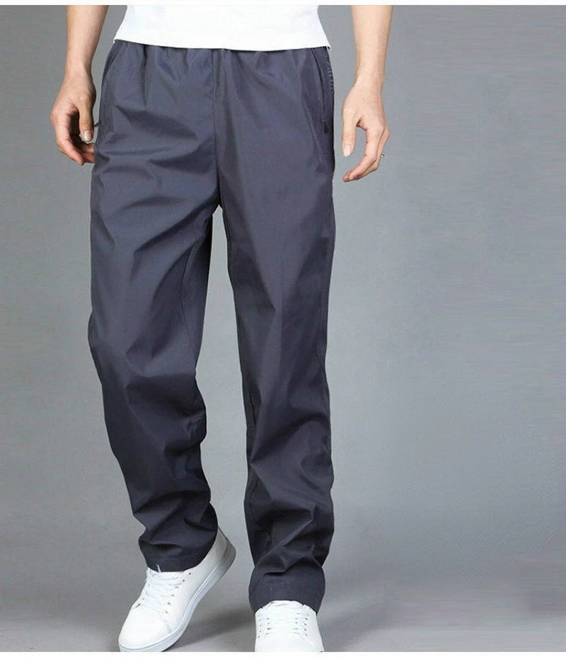 Men's Pants Sweatpant Quick Dry Breathable Pants Spring Sports Trouser Elastic Waist Straight Wide Joggers Running Tracksuit Men - Image 10