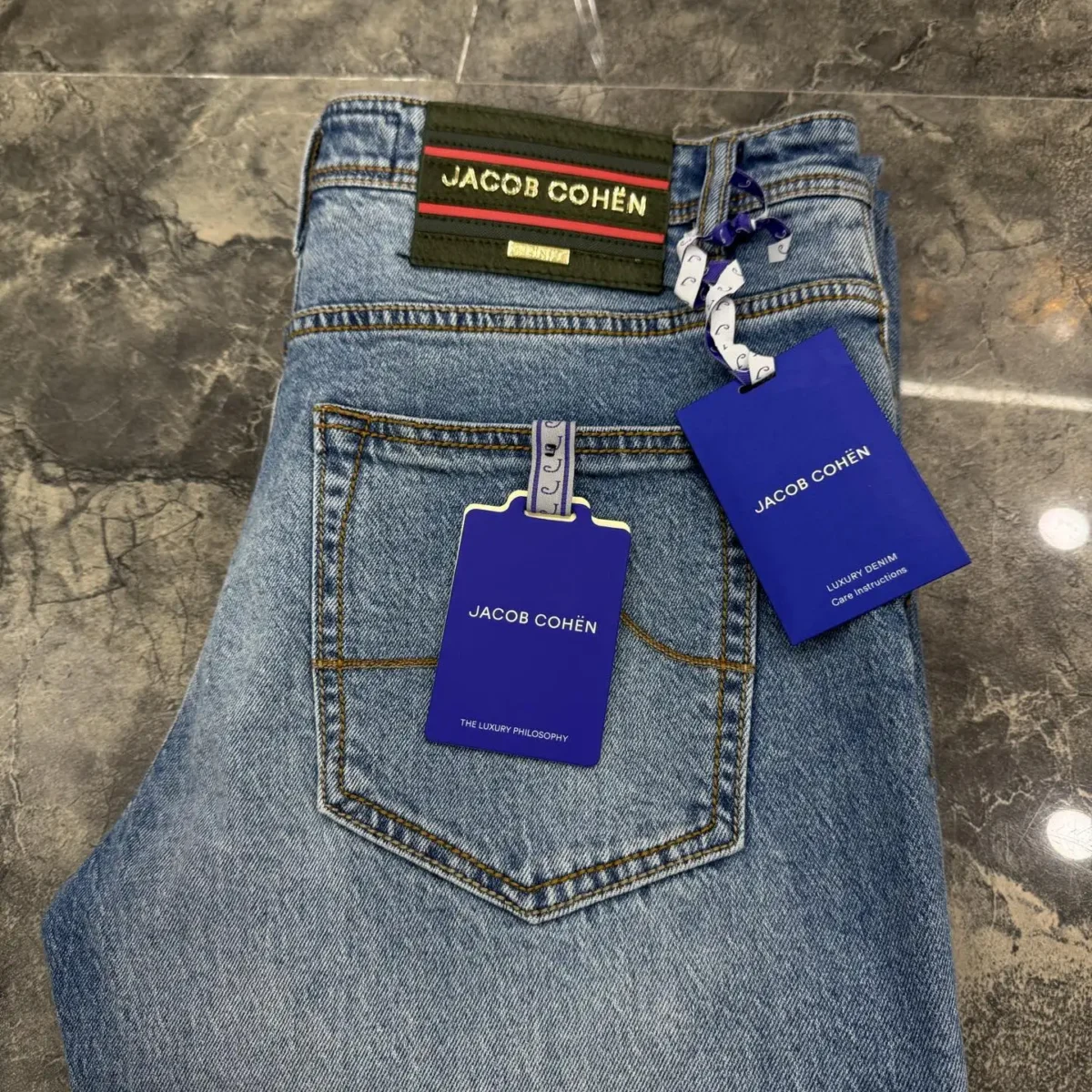 OECHSLI Jeans Thin Cotton Men 2026 Spring Summer new outdoors quality embroidery comfortable straight Big size 29-40 Pants