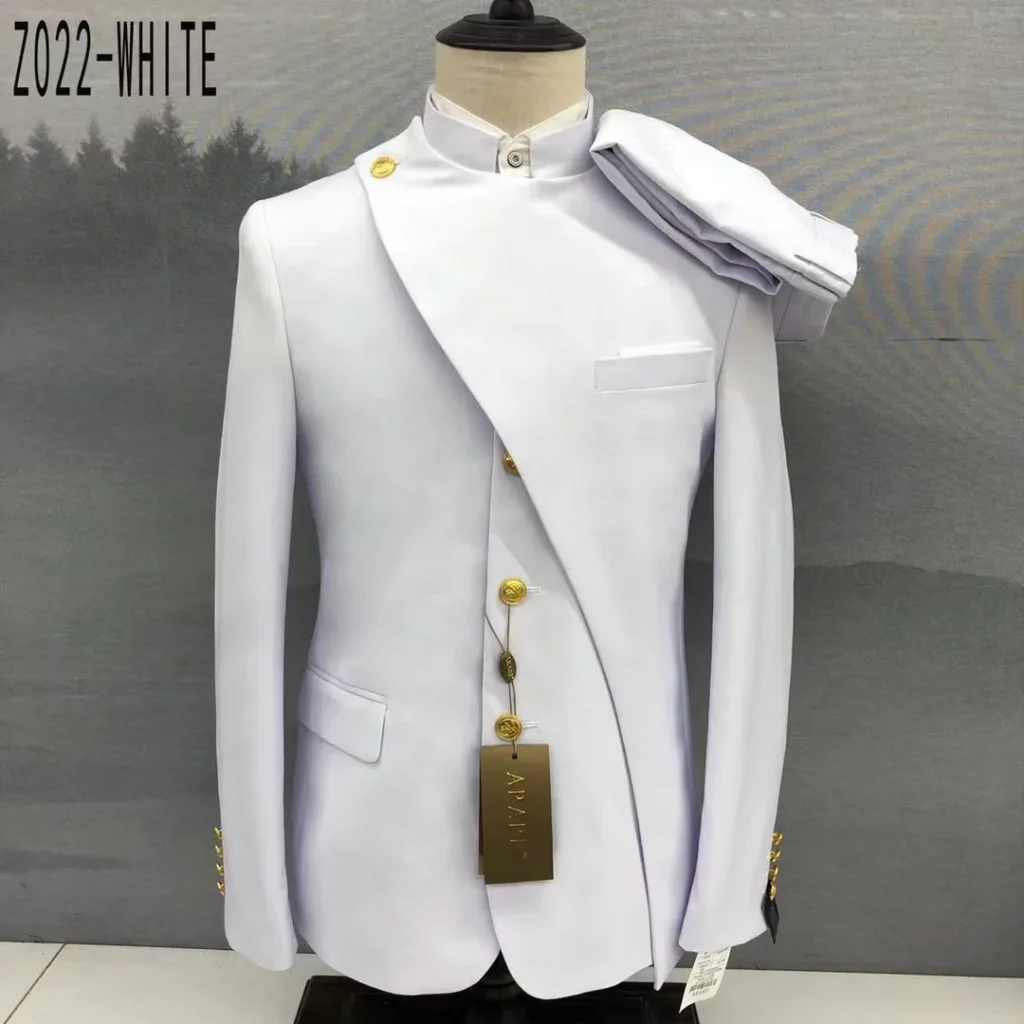 Fashion Men 2026 New Suit Sets Evening Prom Luxury Blazer Pants Two Pieces Birthday Banquet Elegant Male Slim Fit Tuxedos
