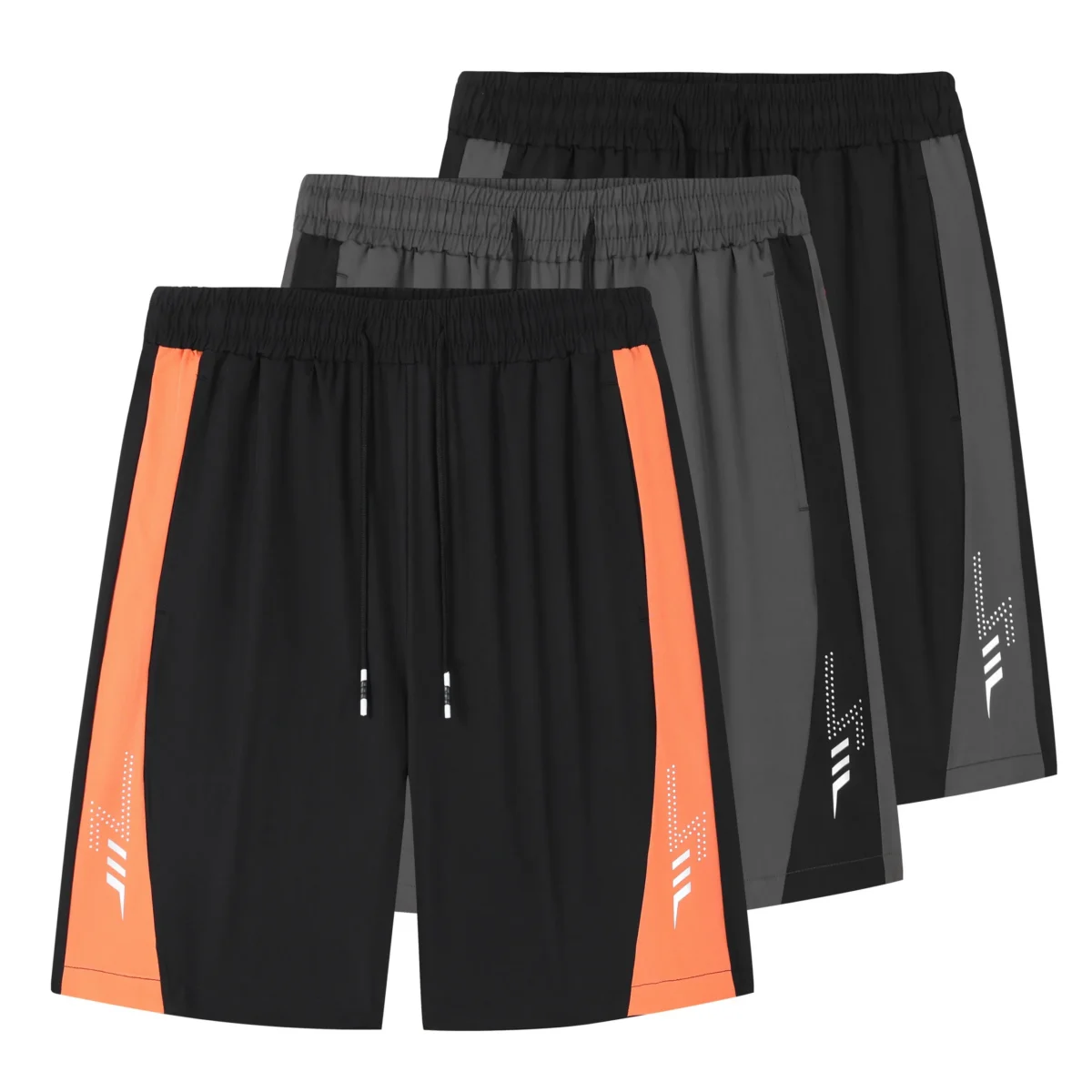Men's Running Shorts Casual Sports Breathable Quick Dry Shorts Outdoor Hiking Clothing Fitness Quick Dry Drawstring Shorts